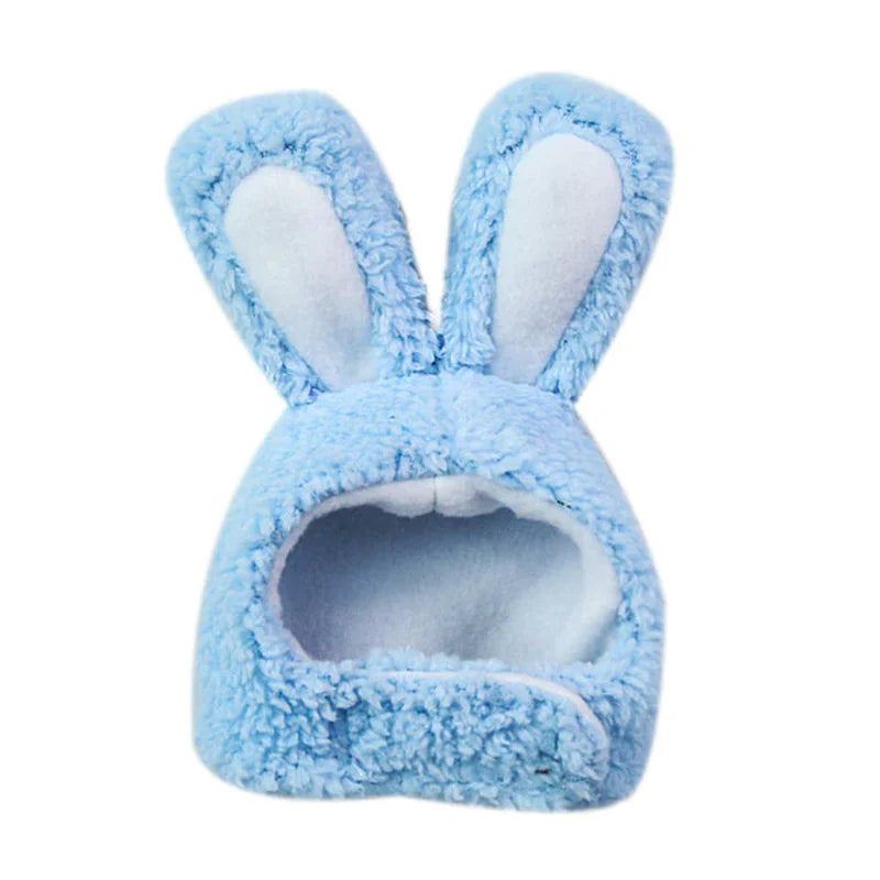 New Funny Pet Dog Cat Cap Costume Warm Rabbit Hat New Year Party Christmas Cosplay Accessories Photo Props Headwear