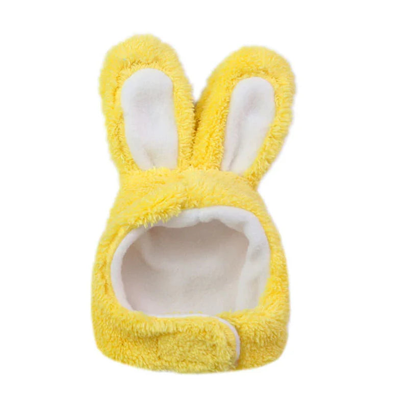 New Funny Pet Dog Cat Cap Costume Warm Rabbit Hat New Year Party Christmas Cosplay Accessories Photo Props Headwear
