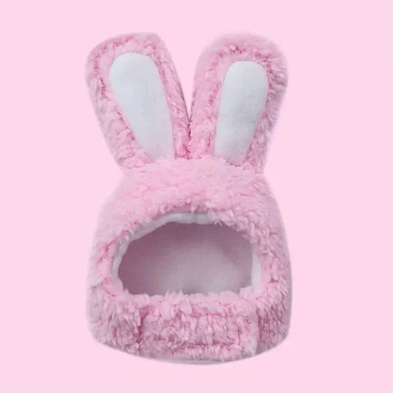 New Funny Pet Dog Cat Cap Costume Warm Rabbit Hat New Year Party Christmas Cosplay Accessories Photo Props Headwear